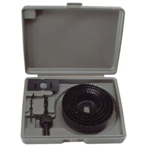 EXTOL CRAFT körkivágó klt. fához (műanyag dobozban) ; 8db, 1", 65-130mm [ 1807 ]