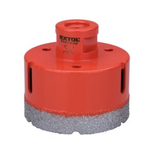 EXTOL PREMIUM körkivágó csempére, gyémánt vágóél; 68mm × M14, sarokcsiszolóba fogható [ 8801877 ]