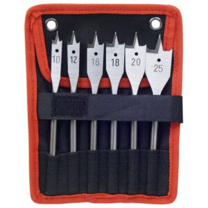 EXTOL PREMIUM központmaró klt. fához 6db; 10-12-16-18-20-25mm, 152mm hosszú, edzett szénacél, hatszög befogás, DIN3126 [ 8801210 ]