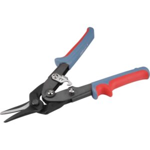 EXTOL PREMIUM lemezvágó olló bal+egyenes vágáshoz, 255mm, CV, áttételes [ 48000 ]