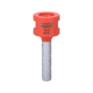EXTOL PREMIUM lyukmaró (lyuktágító/ujjmaró) kerámiára  és csempére, gyémánt vágóél; 10mm × M14, sarokcsiszolóba fogható [ 8801855 ]