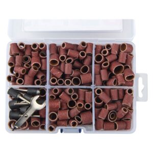 EXTOL PREMIUM mini csiszoló klt. 3,2 mm befogás, 350 db, 3 féle hengeres fejforma [ 8803760 ]