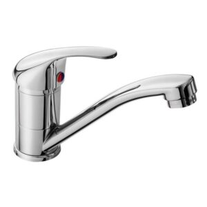 BALLETTO mosogató-mosdó csaptelep, 35mm kerámia betét, álló, egykaros, fényes, 18 cm hosszú [ 81018 ]