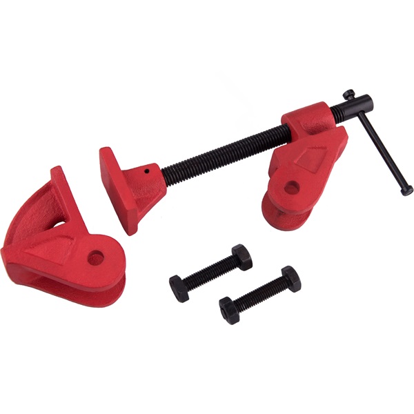 EXTOL PREMIUM négyszög tengelyes szorító (táblásító szorító / csavaros asztalos szorító négyszög profilhoz) , 1", acél [ 8815405 ]