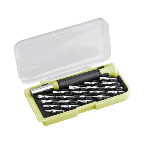 EXTOL CRAFT órás csavarhúzó klt. 22 db C.V. bitekkel; lapos 1,5-3mm, PH000-PH1, PZ0-PZ1, imbusz: 1,5-3mm, torx: T6-20 [ 919601 ]