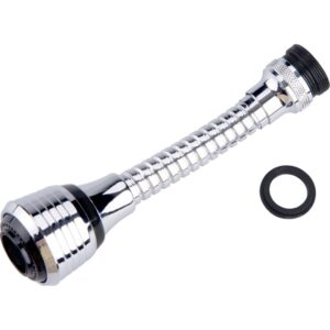 N1 perlátor (aerator csőrvégre), M22 belső-/M24 külső menetes, 7 cm flexibilis szár, BALETTO, SONATA, csaptelepekhez [ 81098 ]