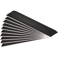 FORTUM pótpenge 10 db, fekete, tripla vágóéllel; 18×100×0,7mm, SK2 acél, HRC > 67, tripla vágóéllel, lézeres élezés [ 4780003 ]