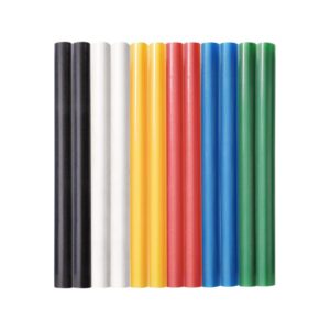 EXTOL CRAFT ragasztóstift klt., többszínű; 12db, 100×7,2 mm, bliszteren [ 9908 ]
