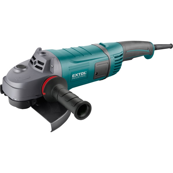 EXTOL INDUSTRIAL sarokcsiszológép 230 mm 2600W, szabályozható fordulatszám, lágy indítás, terhelésnél konstans fordulatszám, papírdoboz [ 8792060 ]