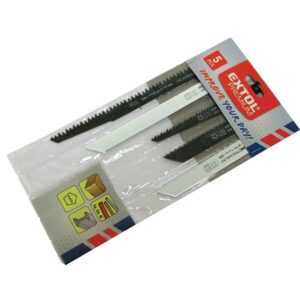 EXTOL PREMIUM szablyafűrészlap klt., 5db, Bosch befogás, HCS/Bimetál, fa, műanyag, fém anyagokhoz [ 8806000 ]