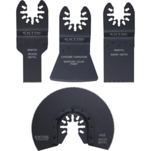 EXTOL PREMIUM tartalék fej klt., 4 db a 417200 és 417220 géphez, fémmunkákhoz [ 8803824 ]