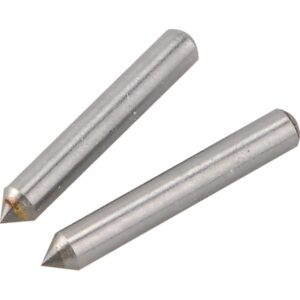 ALKATRÉSZ tartalék gravírozó fej, 2 db, a 404130 mini gravírozó géphez; volfrám-karbid (vídia), 3,1×21 mm [ 404130A ]