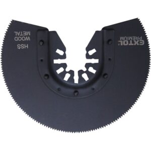 EXTOL PREMIUM tartalék körszegmens vágófej, 88mm, a 417200 és 417220 géphez, HSS, használható: lágy fémre és fához [ 8803856 ]