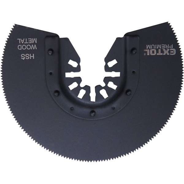 EXTOL PREMIUM tartalék körszegmens vágófej, 88mm, a 417200 és 417220 géphez, HSS, használható: lágy fémre és fához [ 8803856 ]