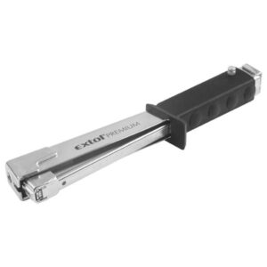 EXTOL PREMIUM tűzőkalapács, krómozott (profi) 10,6mm; 6-10mm (10,6mm), felhasználás: tűzőgépkapocs, uszeg, szeg fejjel, fej nélkül [ 8851120 ]