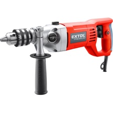 EXTOL PREMIUM ütvefúrógép , 1050W, fémházas, 0-2500 ford/perc, tokmány 3-16mm, papírdobozban [ 8890040 ]
