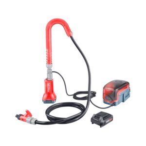 EXTOL PREMIUM akkus esővíz (hordóürítő) szivattyú, kivezetőcsővel, Share20V, 80W, szállító telj: 1,9 m3/h, Li-ion, 1db akku+töltő[ 8891930 ]