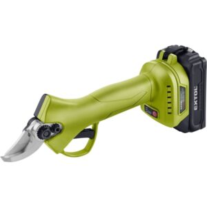EXTOL CRAFT akkus metszőolló, Power Share, kefementes motor, kofferban; 1db 2000 mAh Li-ion akku + 1 db töltő[ 402456 ]