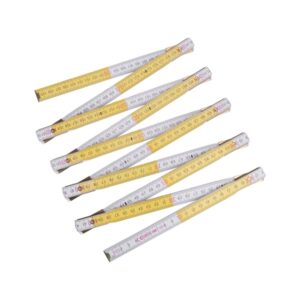 TARTOZEK mérővessző; (colstok/zollstock) 2m, fa, kihajtható, fehér[ 3022 ]