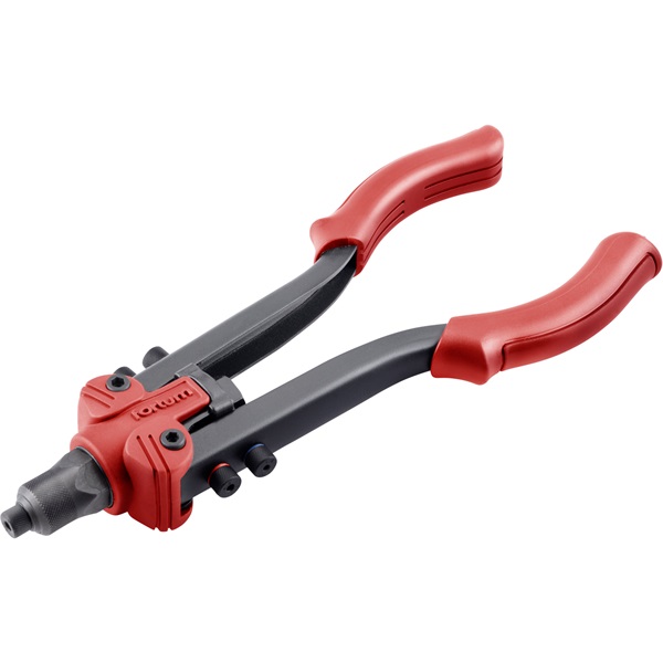 FORTUM szegecsanya-, szegecscsavar- és popszegecs húzó fogó, 3az1ben, kétkaros; 325mm, CrVMo fej, FORTUM[ 4770639 ]