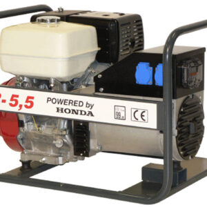 HONDA TR-5,5 benzinmotoros áramfejlesztő generátor aggregát 3F:5,5kVA, 1F:4kVA [ HON-TR-5,5 ]
