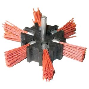 EXTOL CRAFT PVC csiszoló körkefe; 100mm, 6mm-es csap, fúróba fogható, max. 4500 ford./perc [ 17060 ]